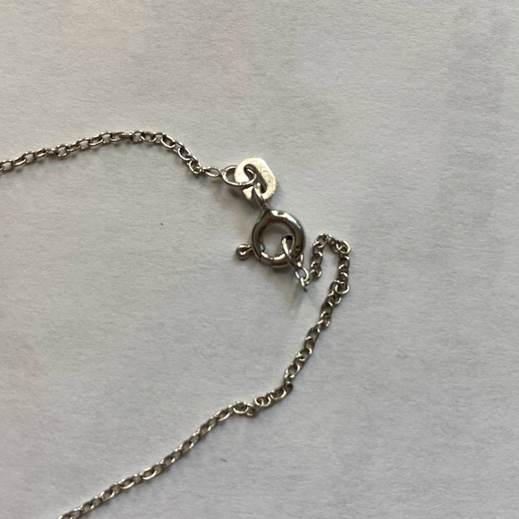 Genuine Sterling Silver & Cubic Zirconia Necklace - Picture 5 of 10